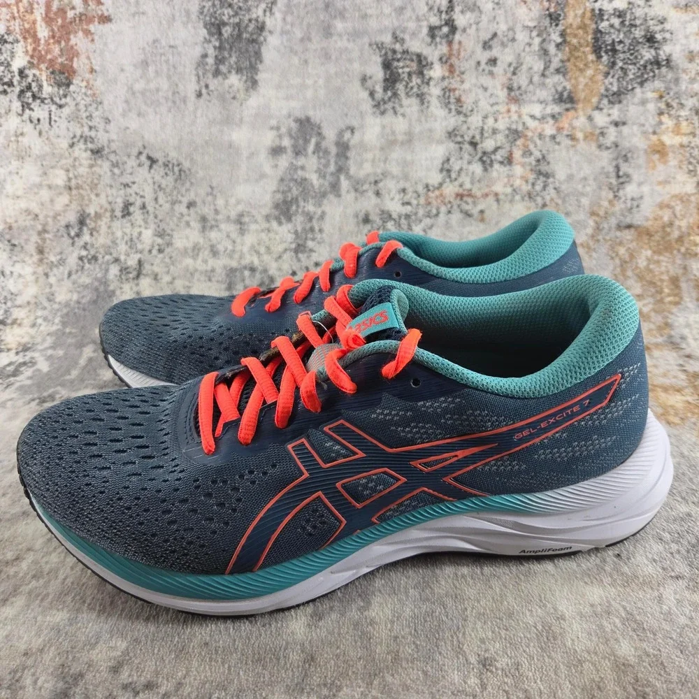 ASICS Gel Excite 7 Running Shoes Womens 9.5 Blue 1012A562 Jogging Sneakers